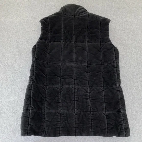 Vintage Puffa Black Quilted Puffer Vest Men's Small Outdoor Wear Plaid Lined‎ - Picture 8 of 16
